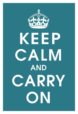 Keep Calm (peacock)