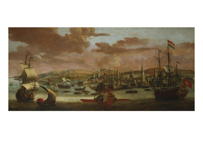 Dutch Men-Of-War and Turkish Galleys Off Constantinople