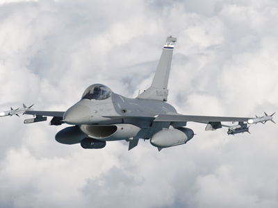 Buy An F-16 from the Colorado Air National Guard in Flight over Brazil at AllPosters.com
