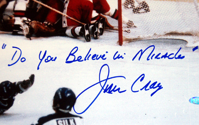 Jim Craig Autographed "Do You Believe in Miracles " 1980 USA Celebration