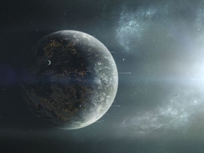 Buy Fleet of Colonization Ships Departing an Earth-Like Planet at AllPosters.com