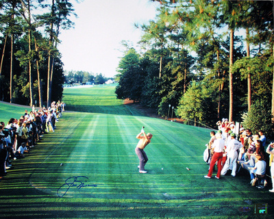 Buy Jack Nicklaus 1986 Masters 18th Hole Tee Shot Photo at AllPosters.com