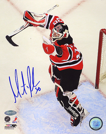 Martin Brodeur Autographed 552nd Win Photograph