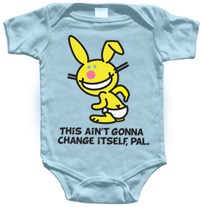 Buy Infant: Happy Bunny - This Ain't Gonna Change Itself at AllPosters.com