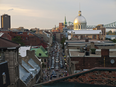 Buy View Above Old Montreal's Main Street at AllPosters.com
