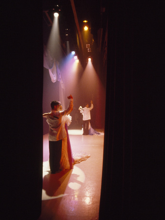 Cuban-Americans Perform a Revue of Music and Dance at a Theater