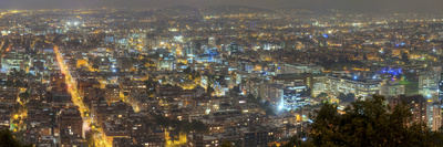 Buy Hyper Resolution Photograph of Bogota, Columbia at Night at AllPosters.com