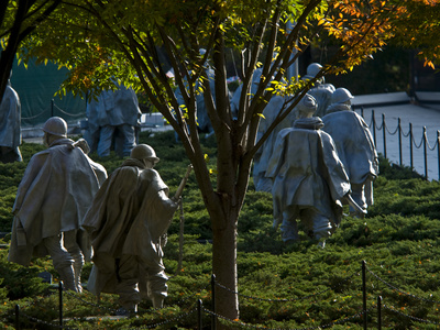 Buy The Korean War Memorial in Autumn at AllPosters.com
