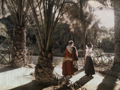 Buy Two People in a Garden in Hamman-Rhira at AllPosters.com