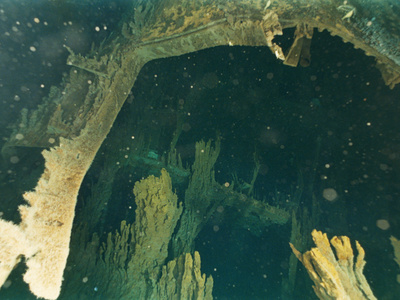 Buy Opening on the Starboard Side in the Hull of the R.M.S. "Titanic". This Could Be Iceberg Damage at AllPosters.com