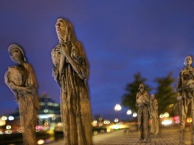 Dublin's Famine Memorial Memorializes the Irish Potato Famine of the 1840's