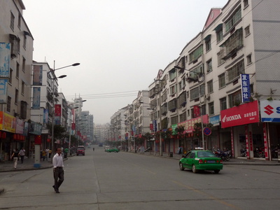 Buy Early Morning View of a Main Street Shows Few People are Awake Yet at AllPosters.com