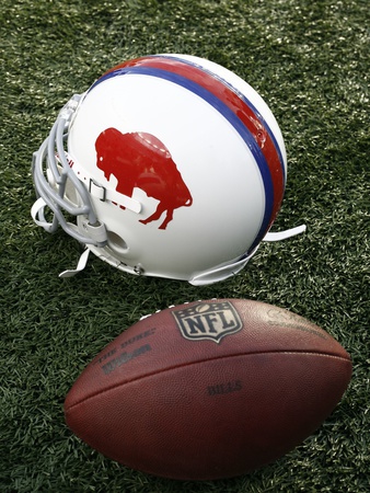 Buy Bills Patriots Football: Foxborough, MA - A Buffalo Bills Throwback Helmet at AllPosters.com