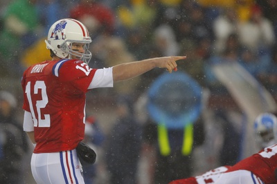Buy Titans Patriots Football: Foxborough, MA - Tom Brady at AllPosters.com