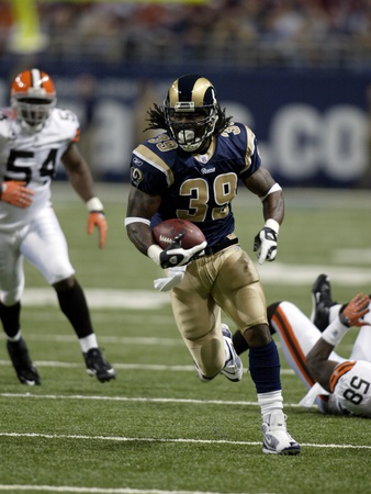 Buy Brown Rams Football: St. Louis, MISSOURI - Steven Jackson at AllPosters.com