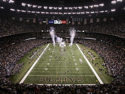 Buy Lions Saints Football: New Orleans, LA - Saints Enter the Superdome at AllPosters.com