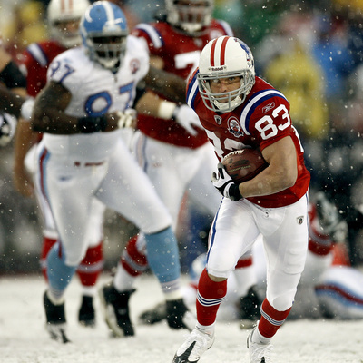 Buy Titans Patriots Football: Foxborough, MA - Wes Welker at AllPosters.com