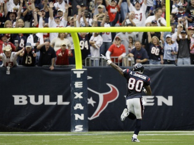Saints Texans Football: Houston, TEXAS - Andre Johnson