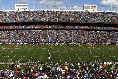 Ralph Wilson Stadium is seen during an NFL football: NY,  - Ralph Wilson Stadium Panorama Poster