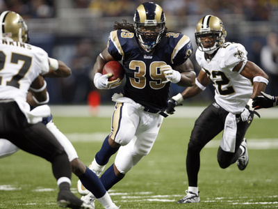 Buy Saints Rams Football: St. Louis, MO - Steven Jackson at AllPosters.com