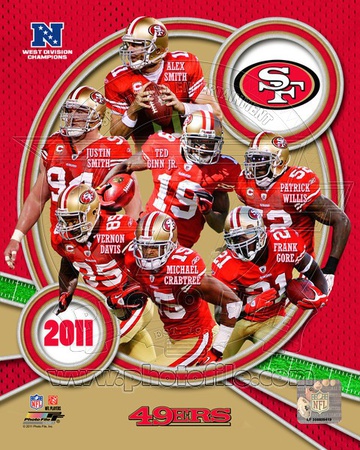 San Francisco 49ers 2011 NFC West Division Champions Composite