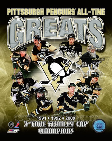 Pittsburgh Penguins All-Time Greats Composite