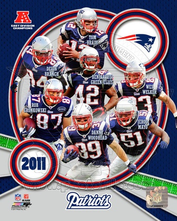 New England Patriots 2011 AFC East Division Champions Composite
