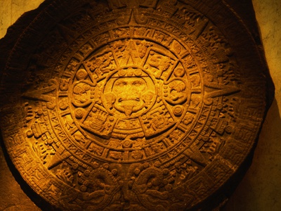 Buy Aztec Carved Calendar Stone at AllPosters.com