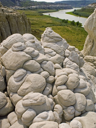 Sandstone Formations on the Banks of the Missouri