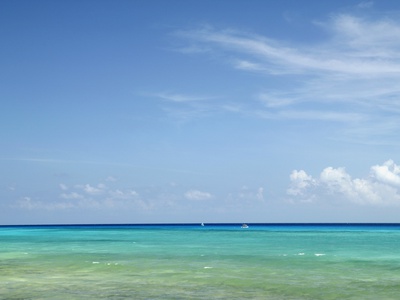 Blue Sea and Sky, Cancun, Mexico