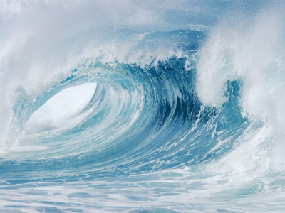 Crashing Waves Poster