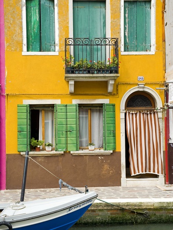 Colorful House on Burano Island