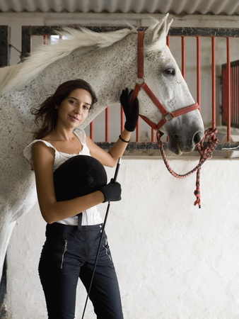 Young Woman with a Horse