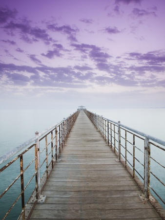 Pier Jutting Out into the Persian Gulf