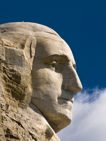 George Washington on Mount Rushmore Memorial