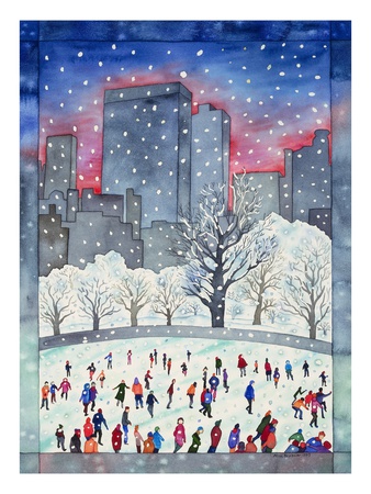 Ice Skating in Central Park
