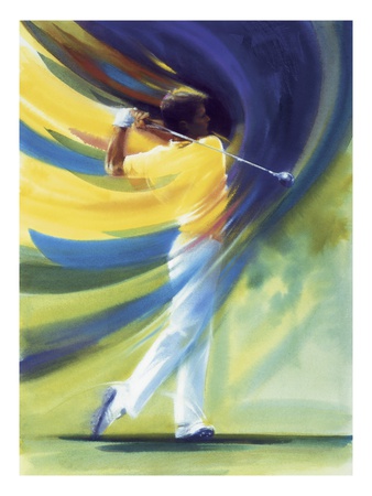 Motion of a Golf Swing Poster