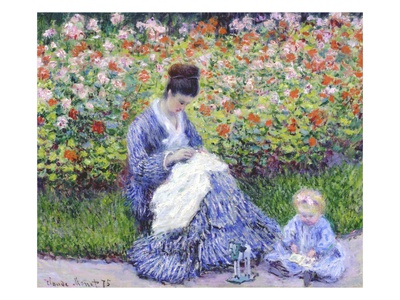 Camille Monet and a Child in the Artist
