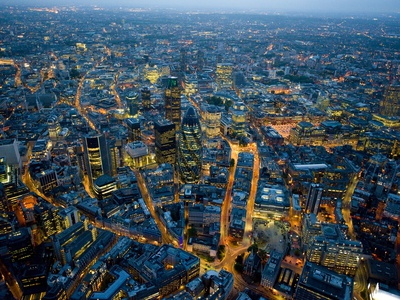 Aerial View of City of London
