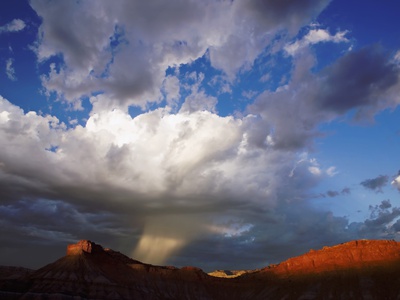 Hail Storm above Red Rock