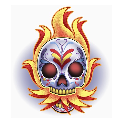 Day of the Dead skull