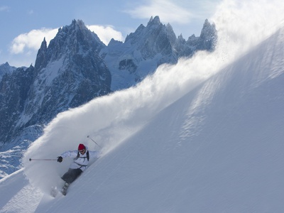 Backcountry skier Poster