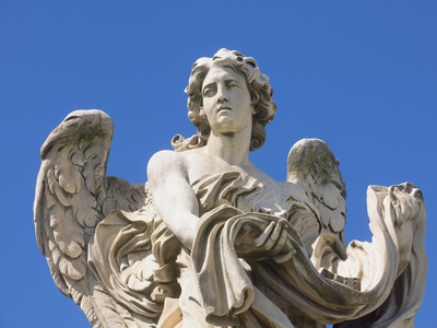 Angel statue on Sant