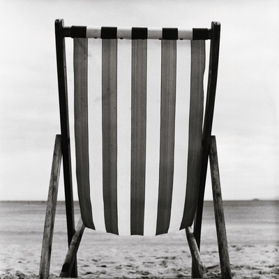 Striped Canvas Deck Chair