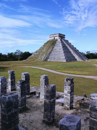 Pyramid of Kukulkan at Chichen-Itza