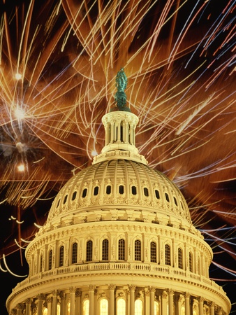 U.S. Capitol Building Poster