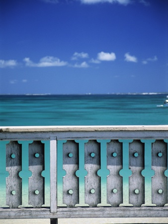 Buy Railing next to the Beach at AllPosters.com