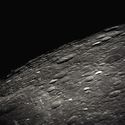 Craters on the Limb of the Moon