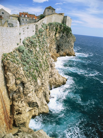 Buy Walled Town of Dubrovnik on Dalmatian Coast at AllPosters.com