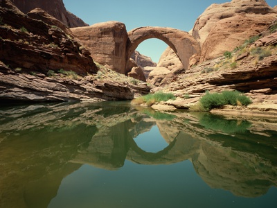 Buy Lake Powell and Rainbow Bridge at AllPosters.com